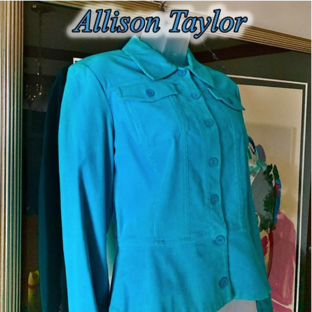 Allison Taylor corduroy jacket, EUC, M
